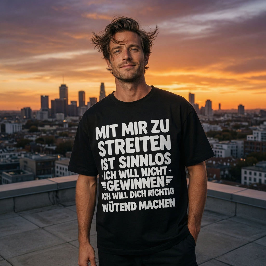 Mit mir zu streiten ist sinnlos - Jack and Jones Oversize T-Shirt
