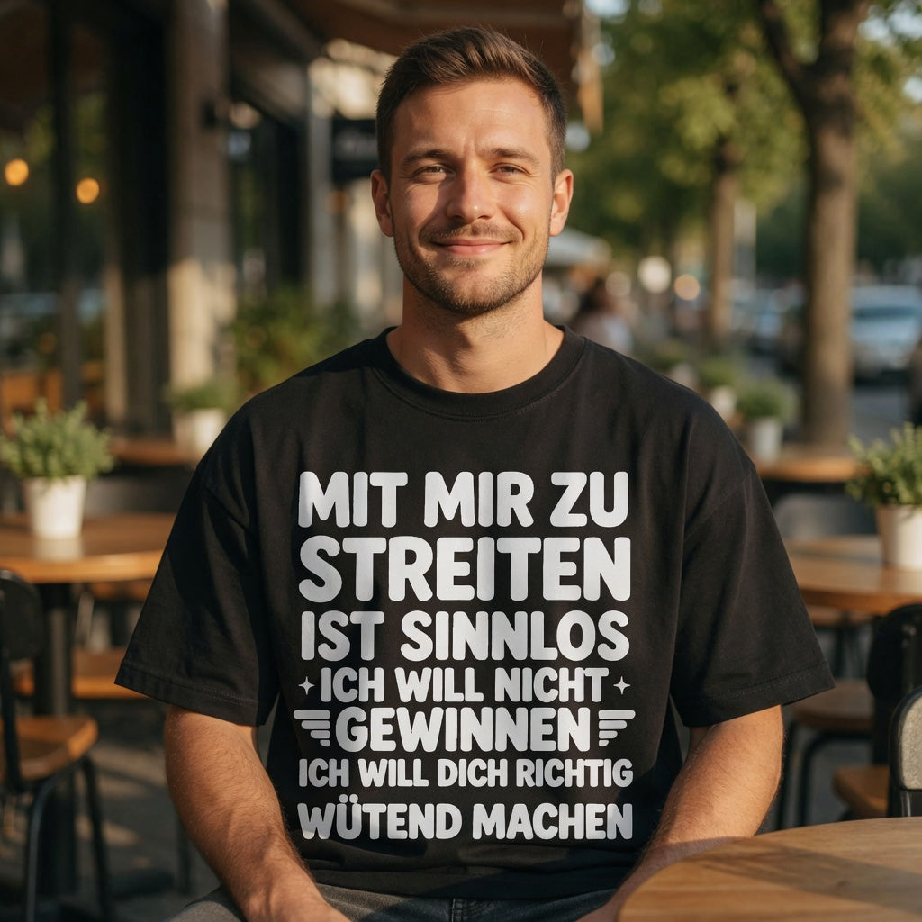 Mit mir zu streiten ist sinnlos - Jack and Jones Oversize T-Shirt