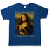 Mona Lisa Bier Herren Shirt in royal blau