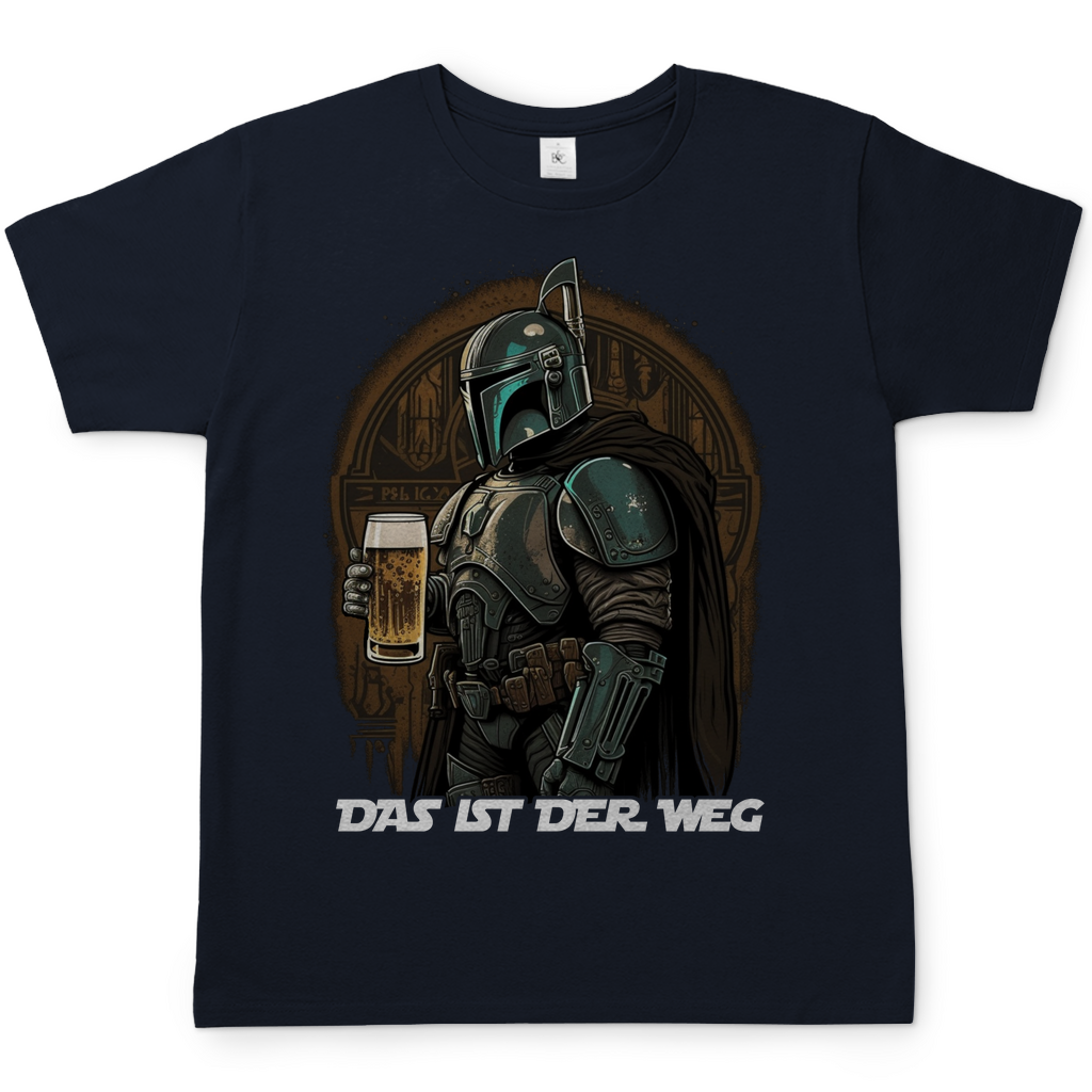 Das ist der Weg - Mandalorian Bier - Herren Shirt Navy