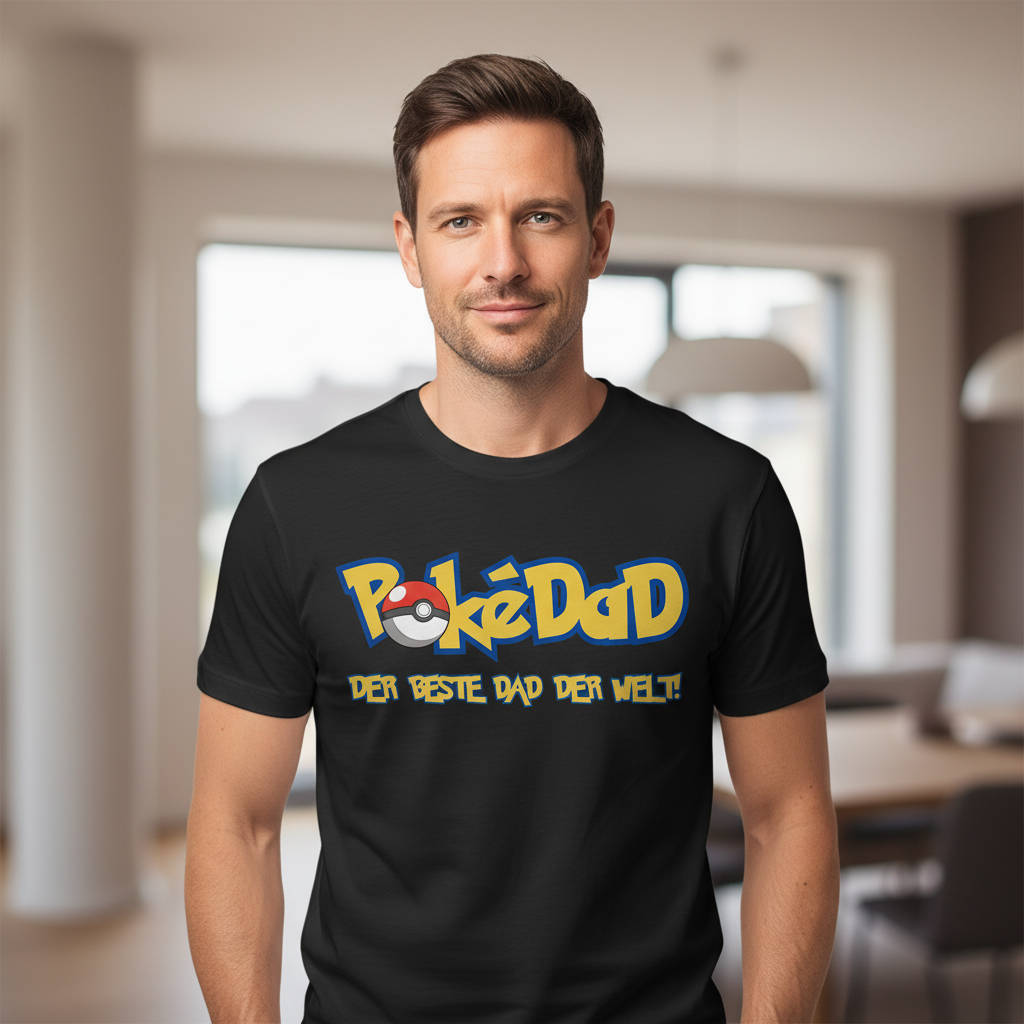 Pokedad der beste Dad der Welt! - Herren Premium Bio T-Shirt