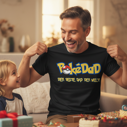 Pokedad der beste Dad der Welt! - Herren Premium Bio T-Shirt