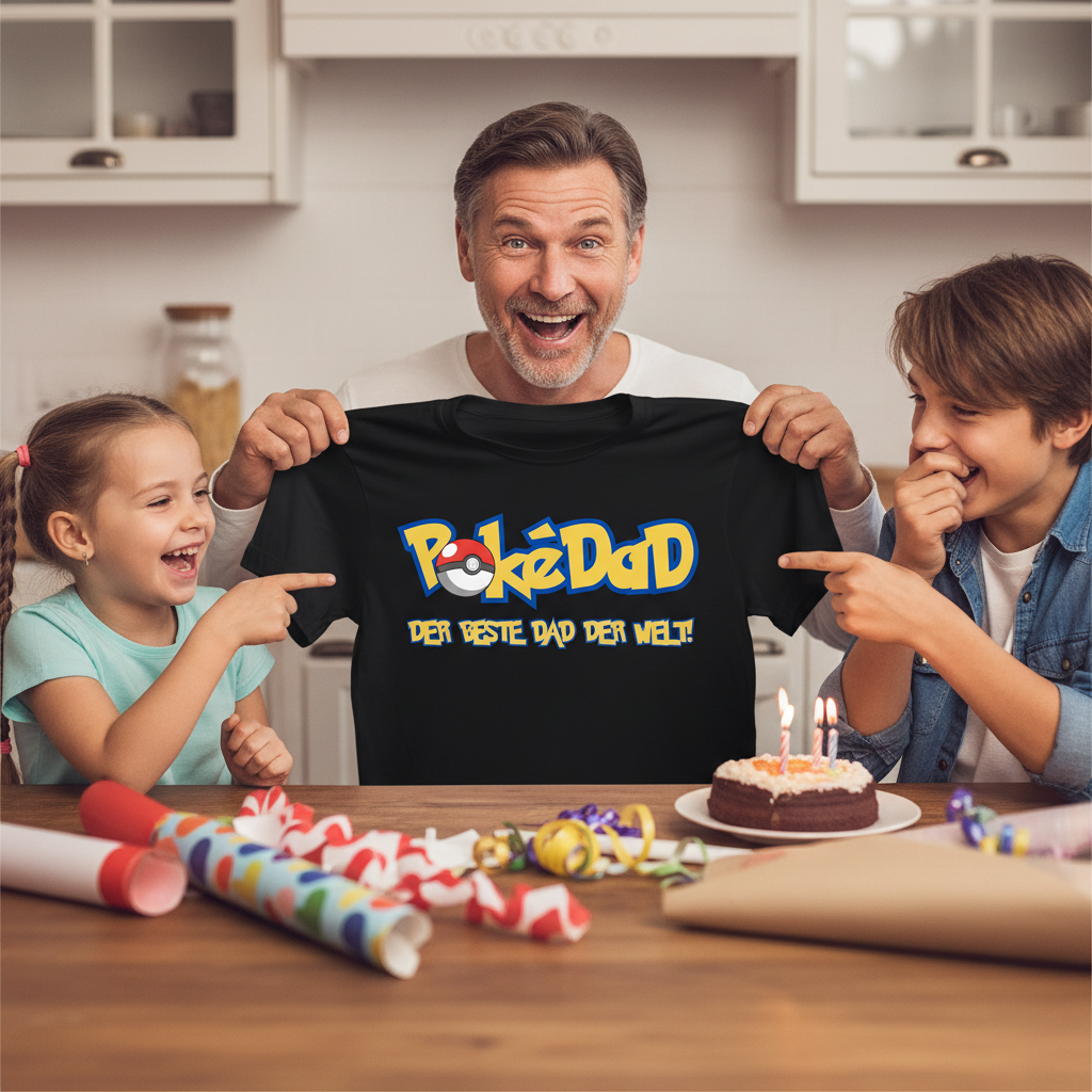 Pokedad der beste Dad der Welt! - Herren T-Shirt