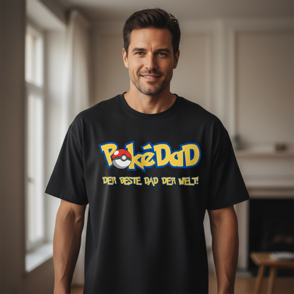 Pokedad der beste Dad der Welt! - Jack and Jones Oversize T-Shirt