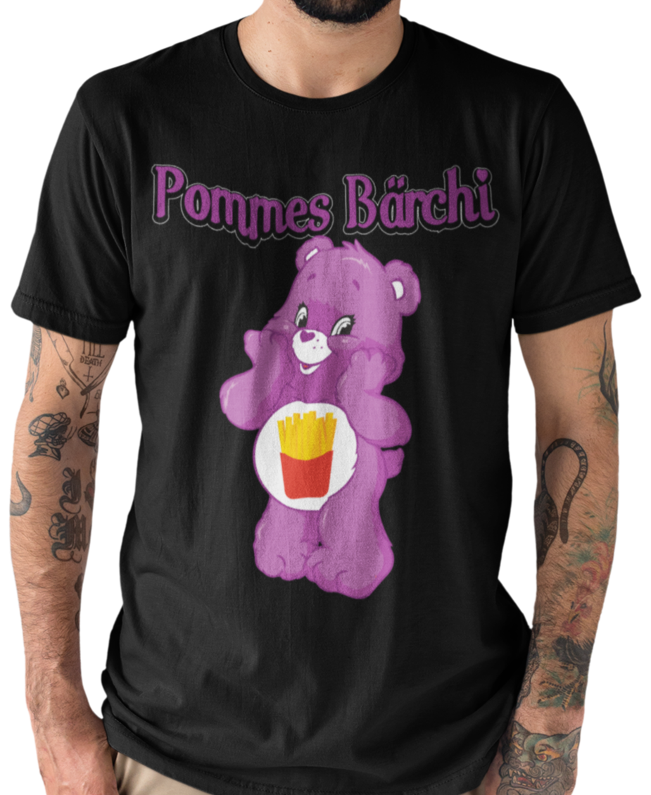 Pommes Bärchi Glücksbärchi - Herren Premium Bio T-Shirt
