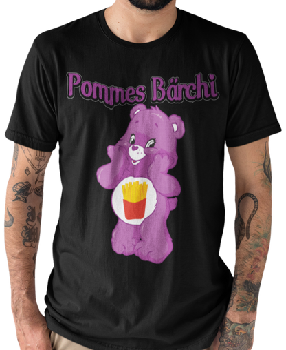 Pommes Bärchi Glücksbärchi - Herren Premium Bio T-Shirt