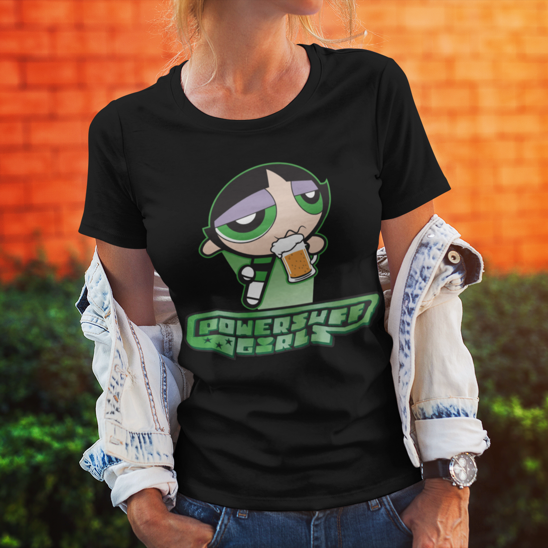 Buttercup Powersuff Powerpuff Girls - Damen Premium Bio T-Shirt