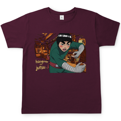 Rock Lee Hangover Herren Shirt in Burgundy Rot