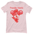Rosa Damenshirt mit Promille Bärchi Glücksbärchi Design