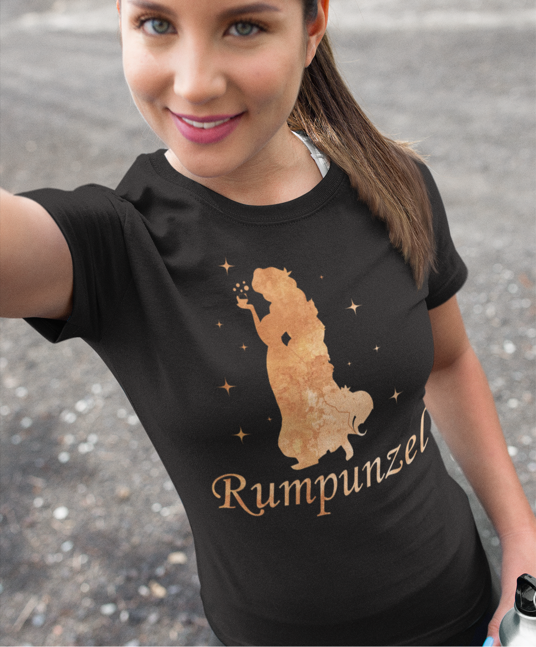 Rumpunzel - Prinzessin Aquarell - Damenshirt