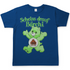 Scheiss drauf Glücksbärchi Herren Shirt in royal blau