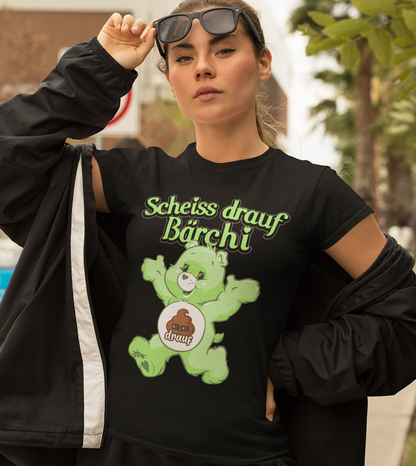 Scheiss drauf Bärchi - Glücksbärchi - Damen Premium Bio T-Shirt