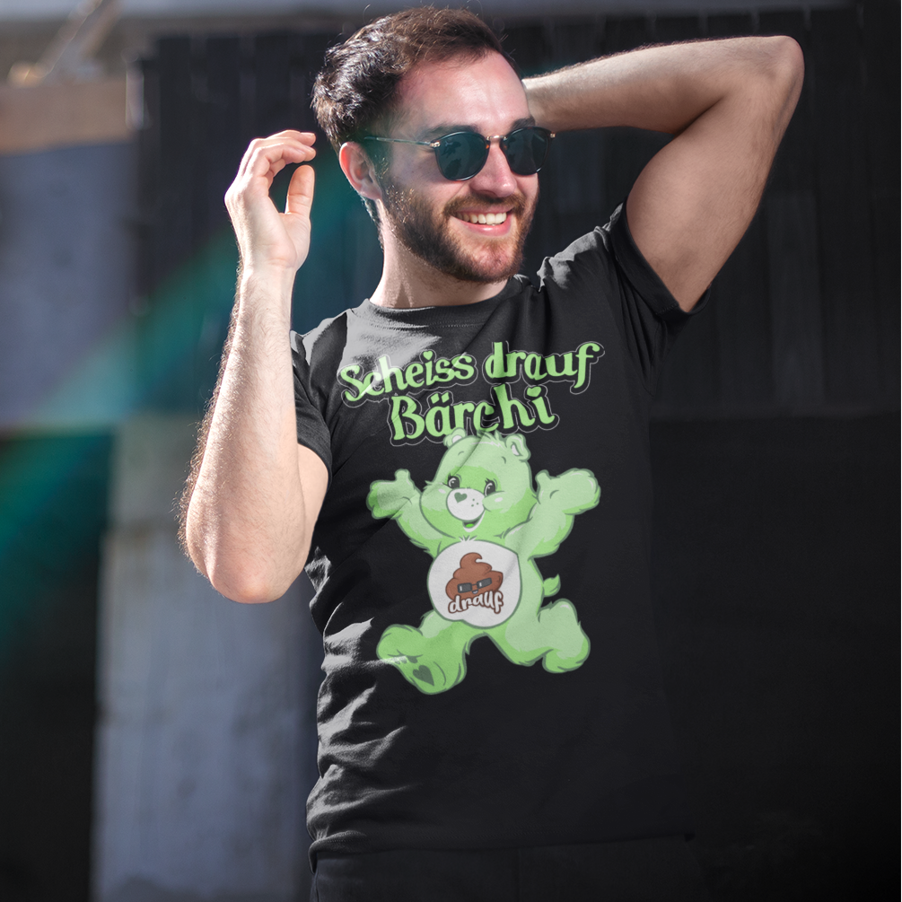 Scheiss drauf Bärchi - Glücksbärchi - Herren Shirt