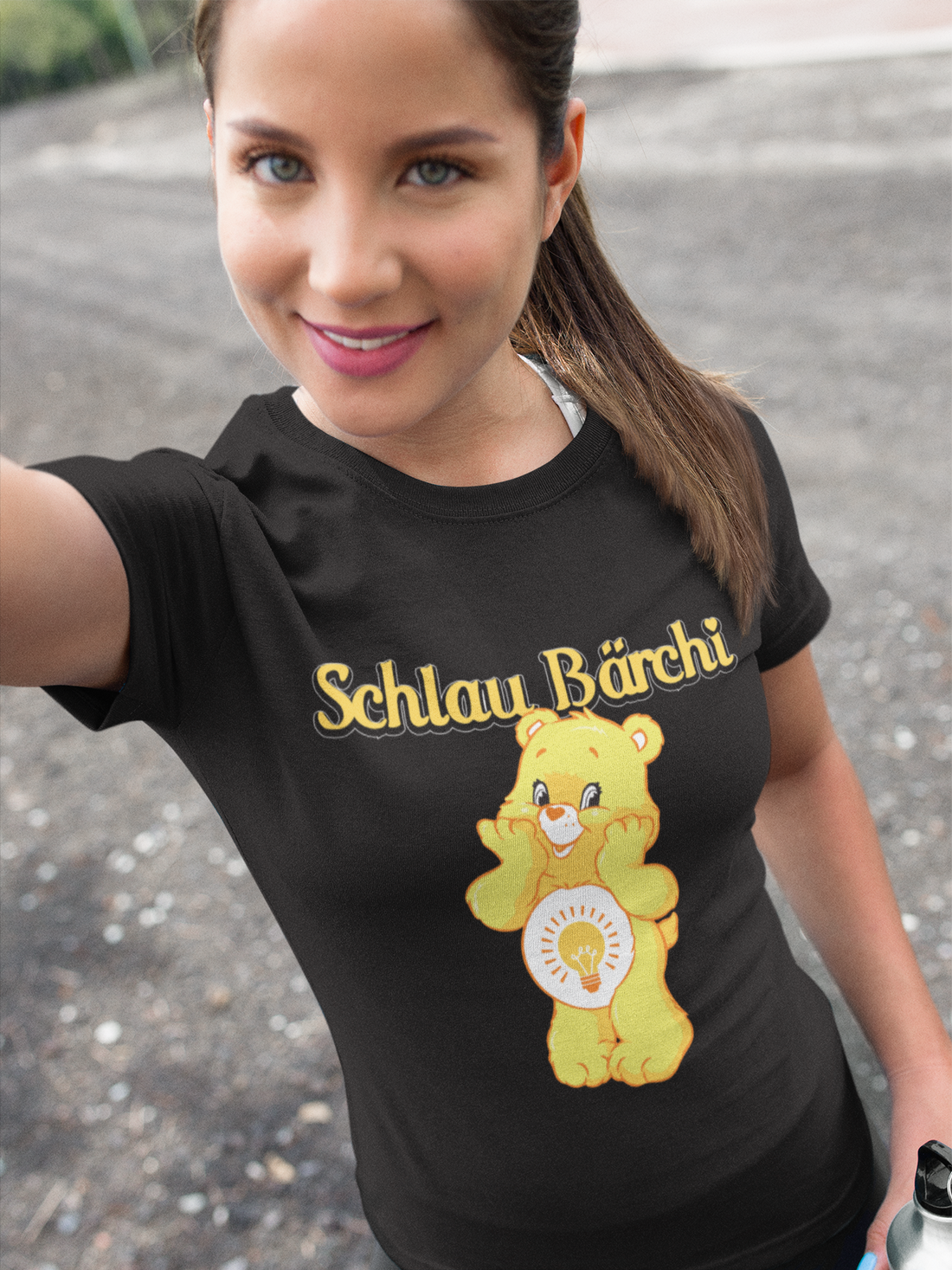 Schlau Bärchi - Glücksbärchi - Damen Premium Bio T-Shirt