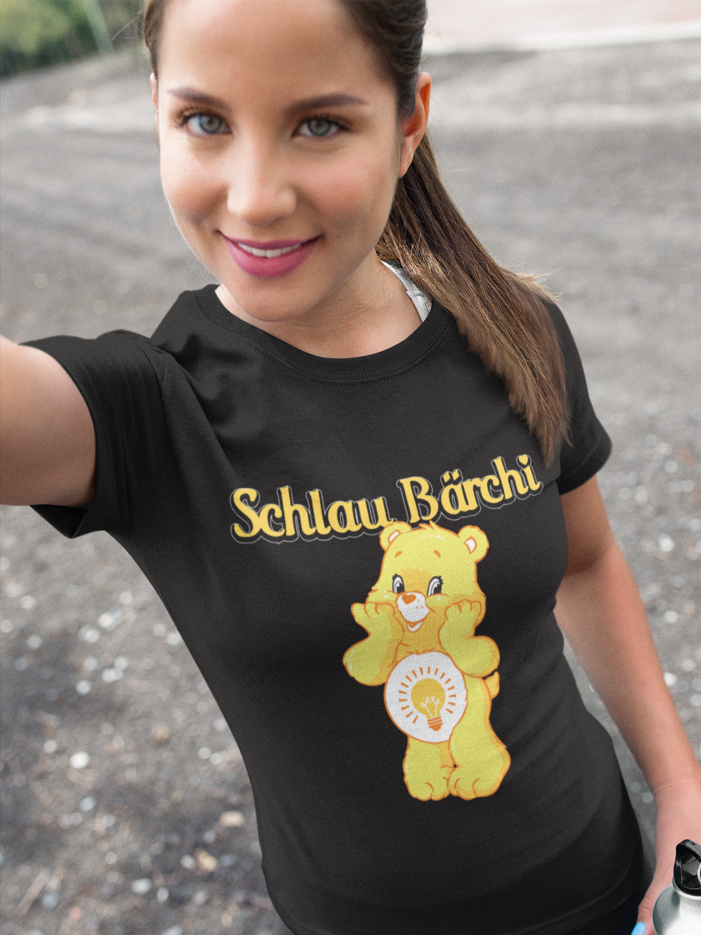 Schlau Bärchi - Glücksbärchi - Damen Premium Bio T-Shirt