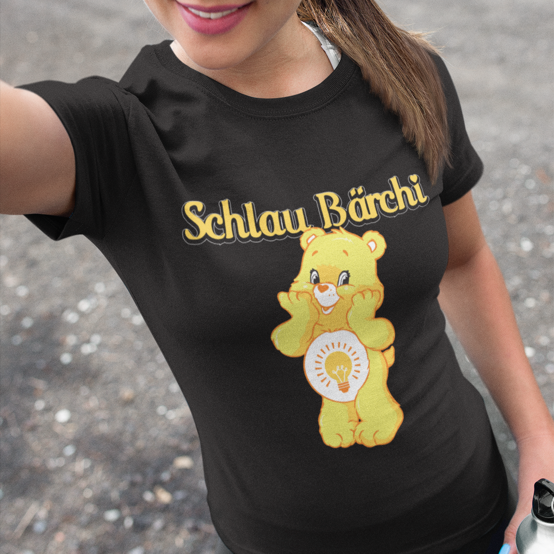 Schlau Bärchi - Glücksbärchi - Damen Premium Bio T-Shirt
