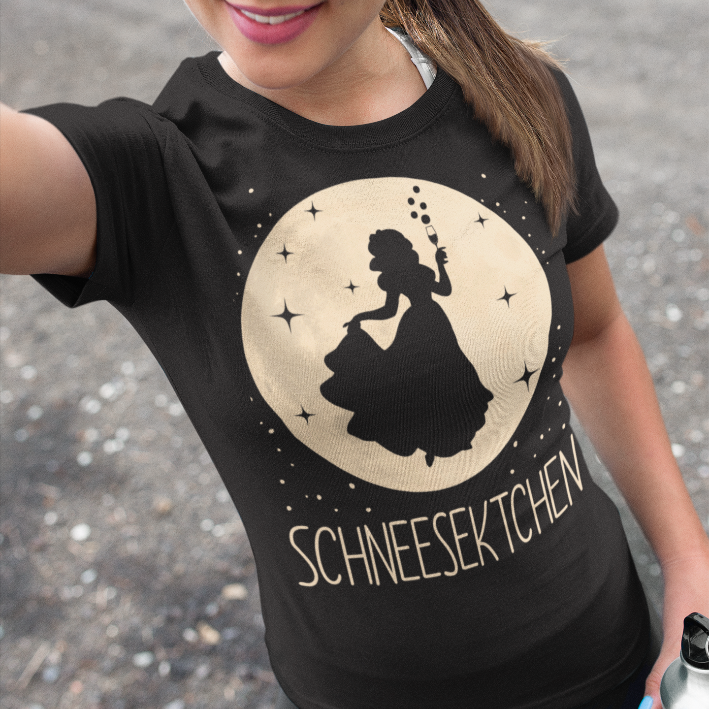 Mond Prinzessin - Schneesektchen - Damen Premium Bio T-Shirt