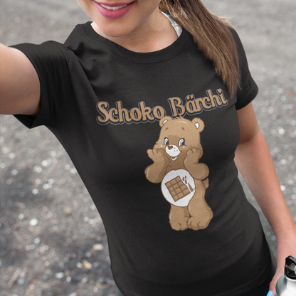 Schoko Bärchi - Glücksbärchi - Damen Premium Bio T-Shirt