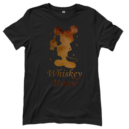 Whiskey Mouse - Prinzessin Aquarell - Damenshirt Black