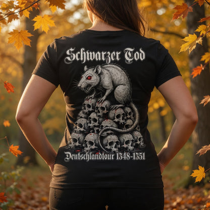 Schwarzer Tod Deutschlandtour 1348-1351 - Damen T-Shirt