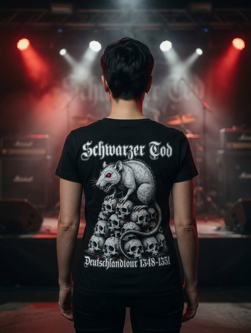 Schwarzer Tod Deutschlandtour 1348-1351 - Damen T-Shirt