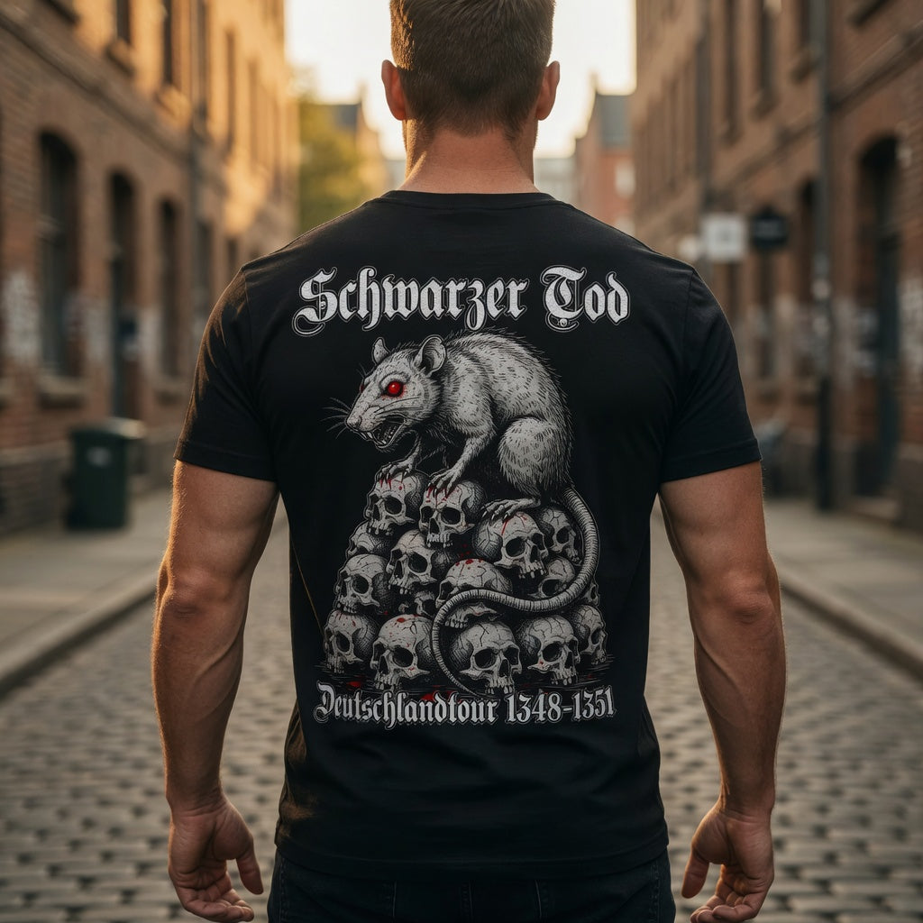 Schwarzer Tod Deutschlandtour 1348-1351 - Herren T-Shirt