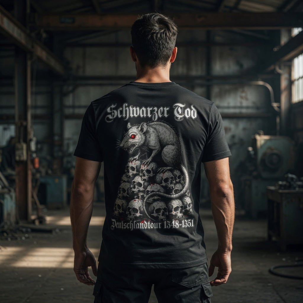 Schwarzer Tod Deutschlandtour 1348-1351 - Herren T-Shirt
