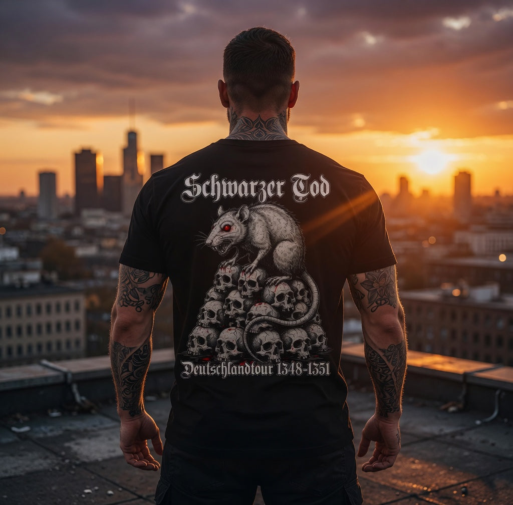 Schwarzer Tod Deutschlandtour 1348-1351 - Herren T-Shirt
