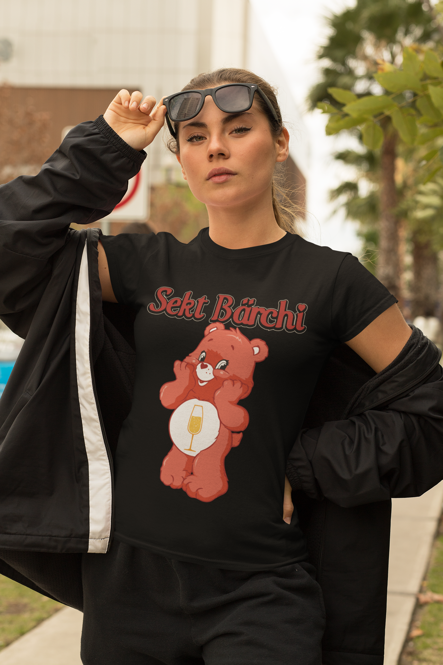 Sekt Bärchi - Glücksbärchi - Damenshirt