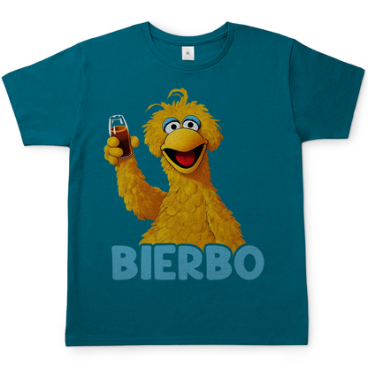 Sesamstrasse Bibo Bierbo Herren Shirt in diva blau