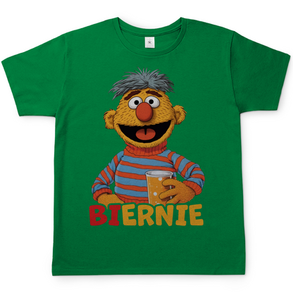 Sesamstrasse Ernie Biernie Herren Shirt in Kelly Grün