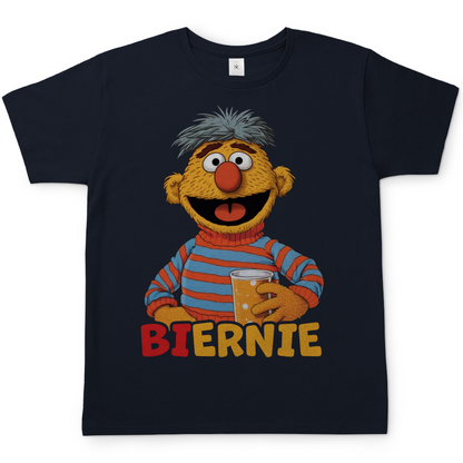 Sesamstrasse Ernie Biernie Herren Shirt in Navy Blau
