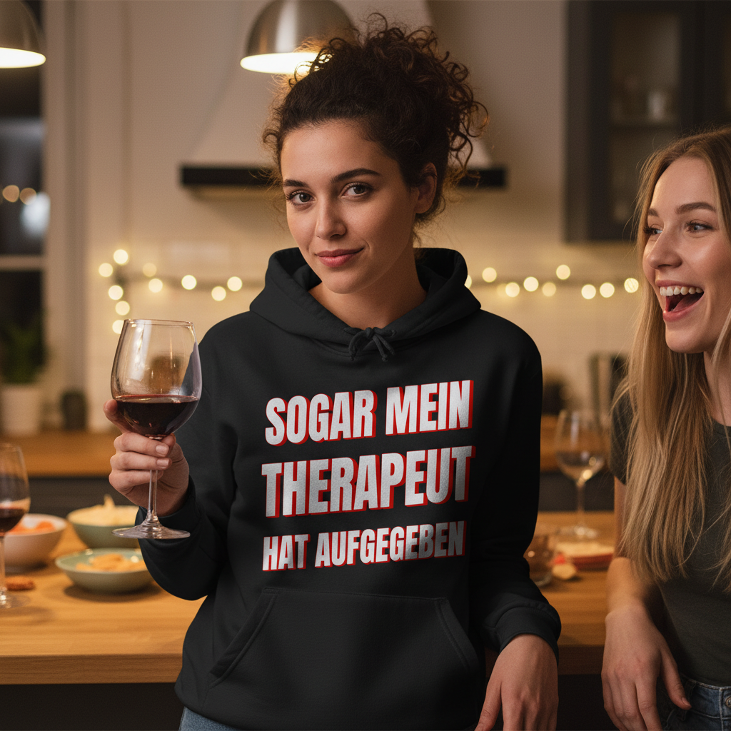 Sogar mein Therapeut hat aufgegeben - Damen Hoodie