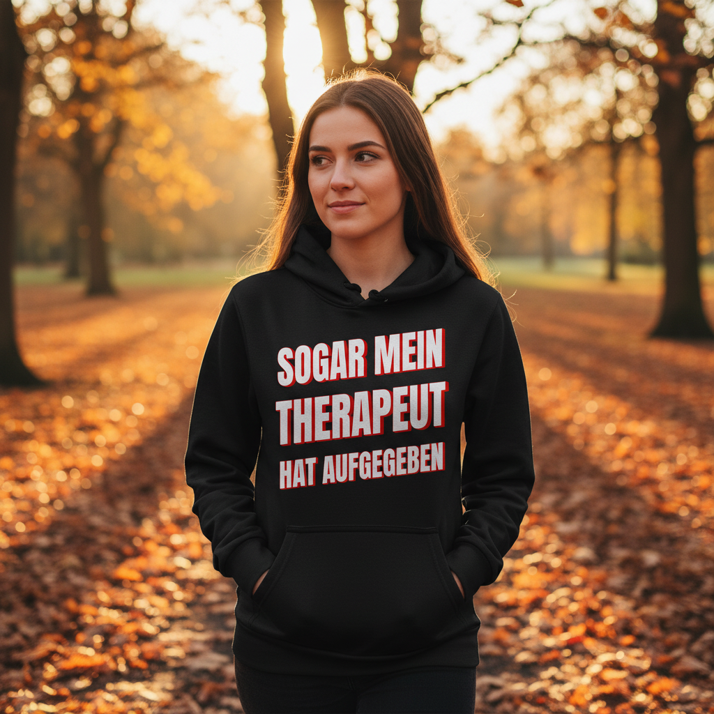 Sogar mein Therapeut hat aufgegeben - Damen Hoodie