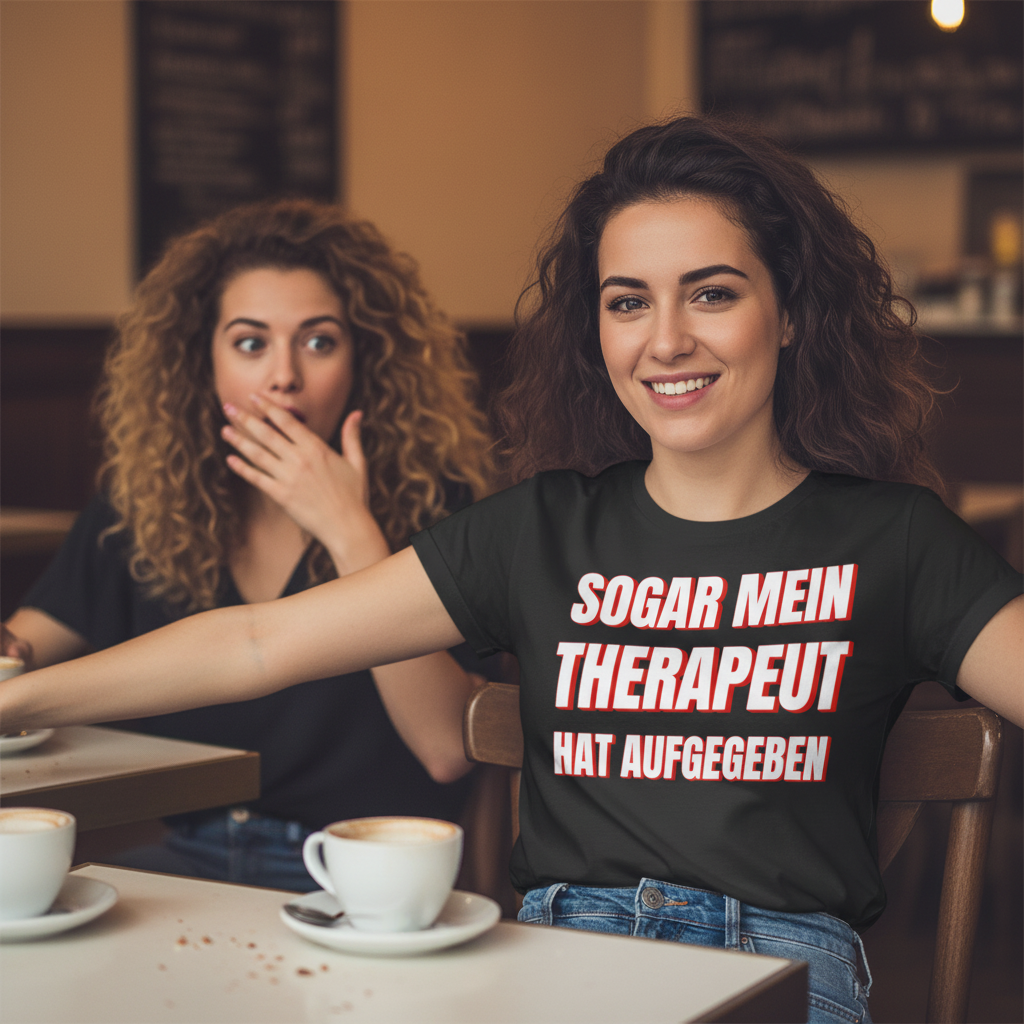 Sogar mein Therapeut hat aufgegeben - Damen Premium Bio T-Shirt