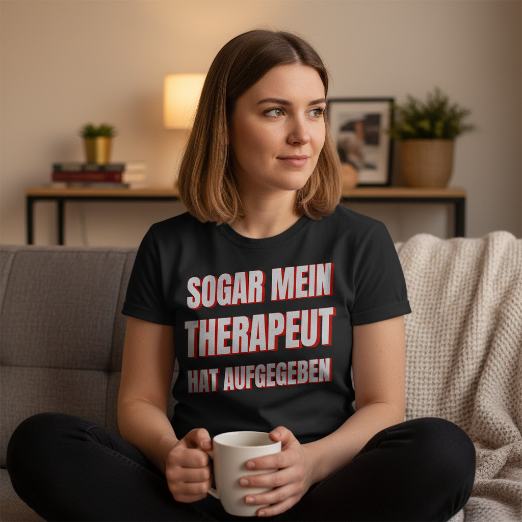 Sogar mein Therapeut hat aufgegeben - Damen T-Shirt