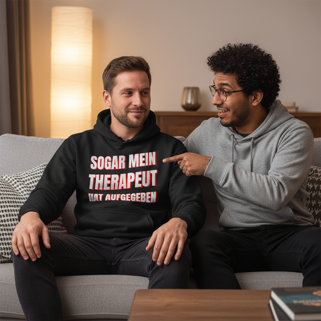 Sogar mein Therapeut hat aufgegeben - Herren Hoodie