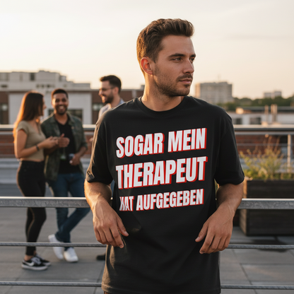 Sogar mein Therapeut hat aufgegeben - Jack and Jones Oversize T-Shirt