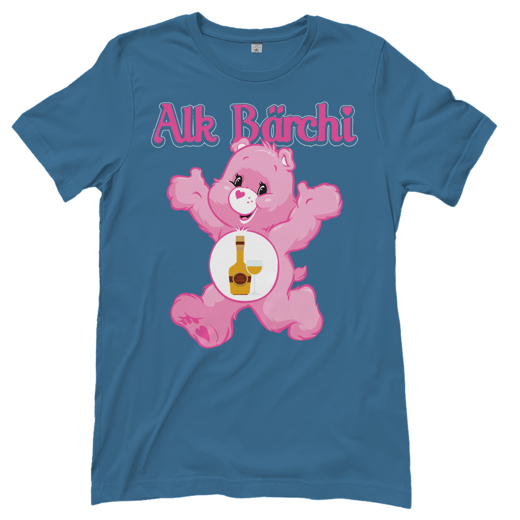 Alk Bärchi - Glücksbärchi - Damenshirt Stone Blue