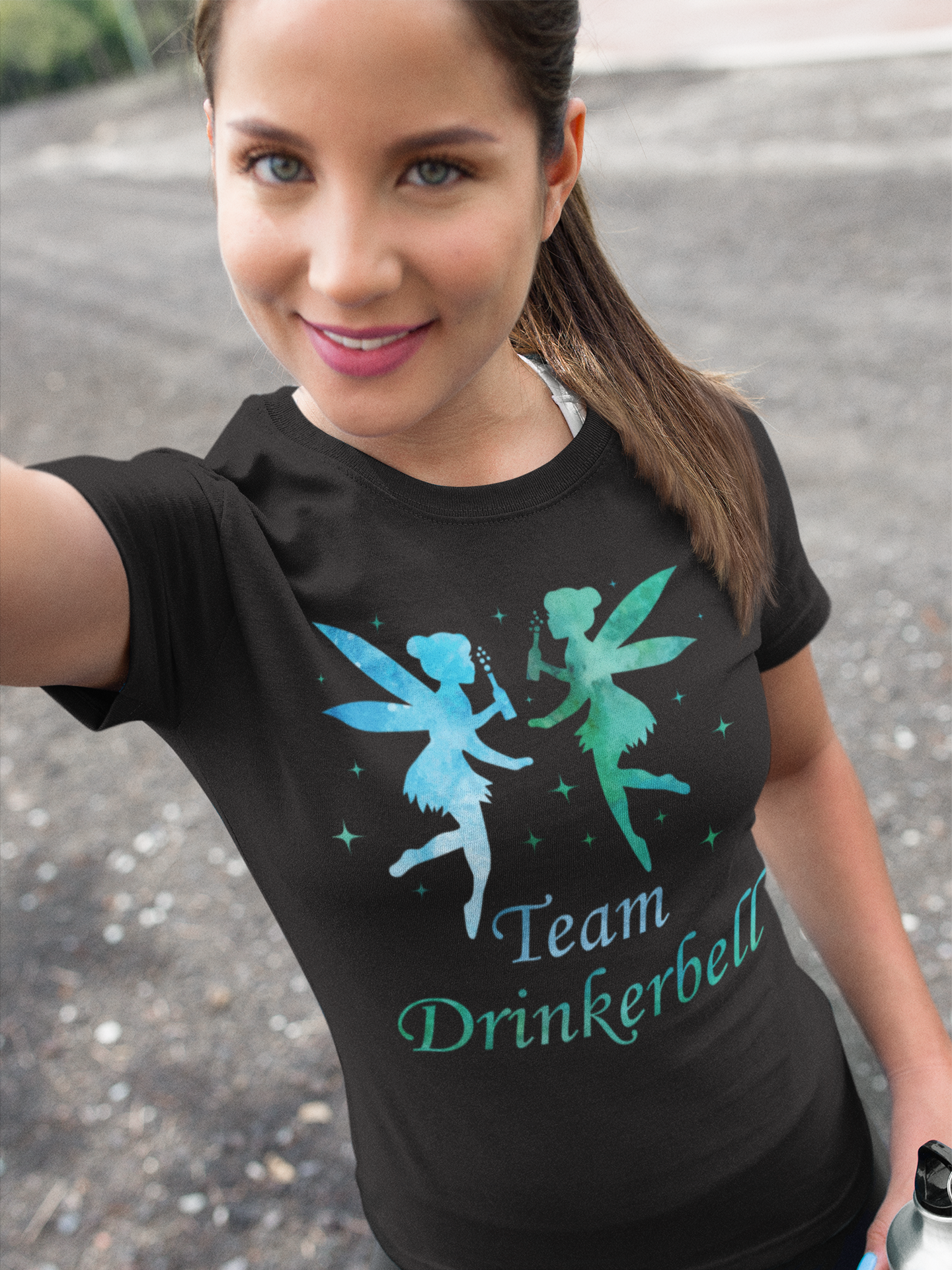 Team Drinkerbell Tinkerbell - Damen Premium Bio T-Shirt