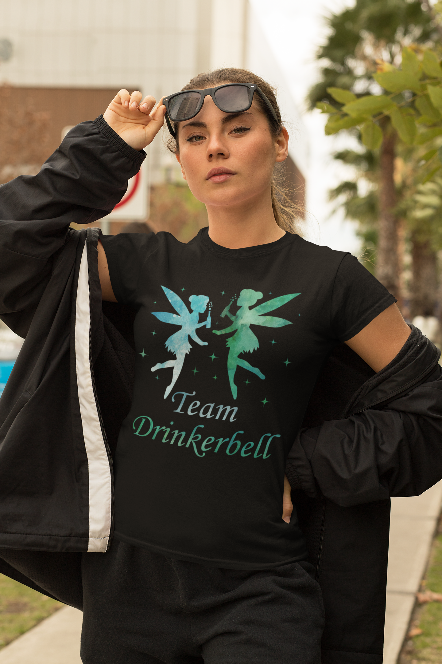 Team Drinkerbell Tinkerbell - Damen Premium Bio T-Shirt