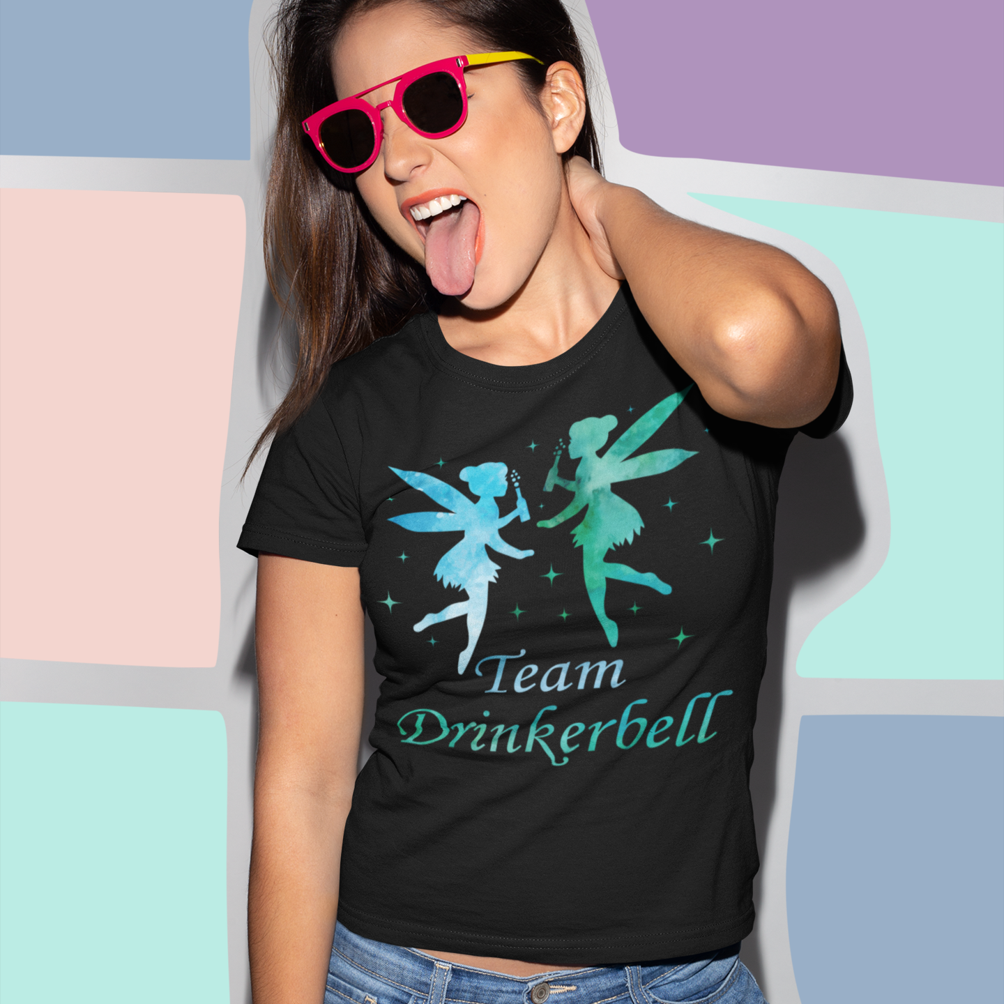 Team Drinkerbell - Prinzessin Aquarell - Damenshirt