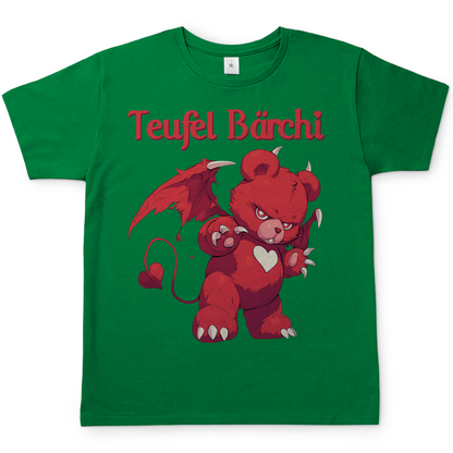 Teufel Baerchi - Gluecksbaerchi - Herren Shirt in green