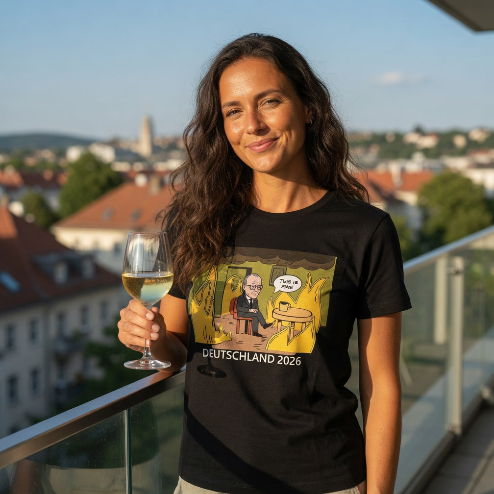 This is Fine Bundeskanzler Deutschland 2026 Meme - Damen T-Shirt