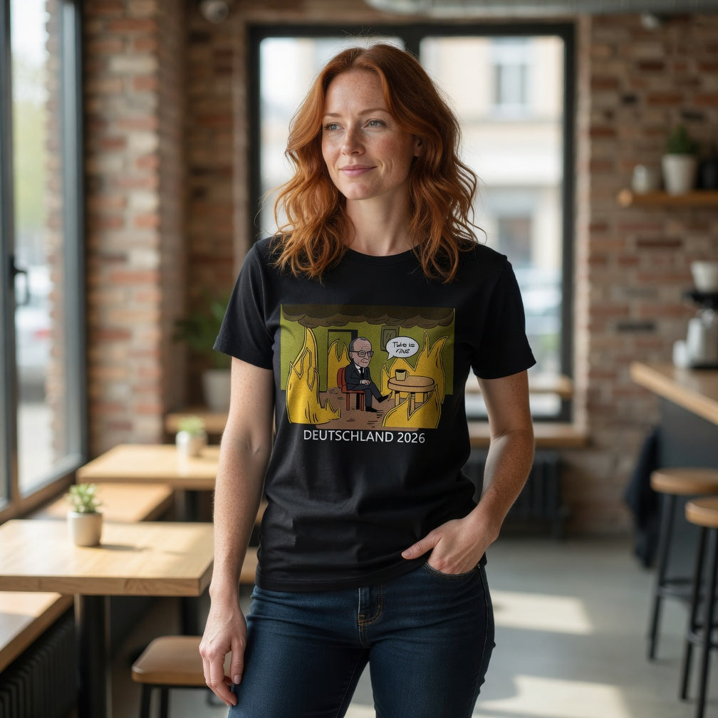 This is Fine Bundeskanzler Deutschland 2026 Meme - Damen T-Shirt
