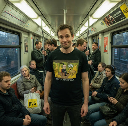This is Fine Bundeskanzler Deutschland 2026 Meme - Herren T-Shirt