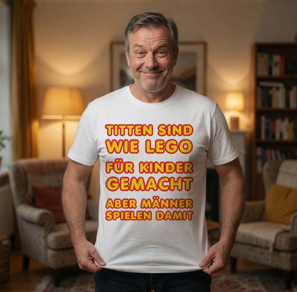 Titten sind wie Lego - Herren T-Shirt