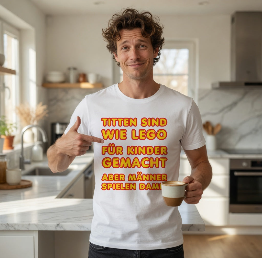 Titten sind wie Lego - Herren T-Shirt
