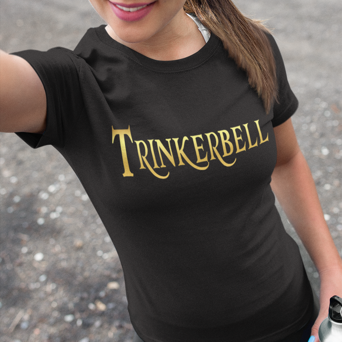 Trinkerbell - Prinzessin Gold - Damen Premium Bio T-Shirt