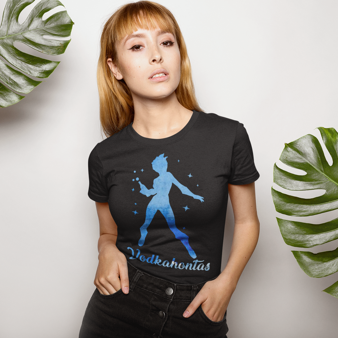 Vodkahontas - Prinzessin Aquarell - Damen Premium Bio T-Shirt